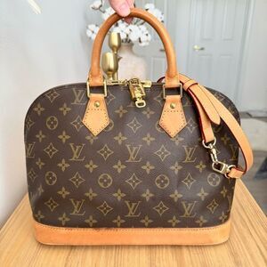 ✅AUTHENTIC✅LOUIS VUITTON ALMA PM+LOCK AND KEY